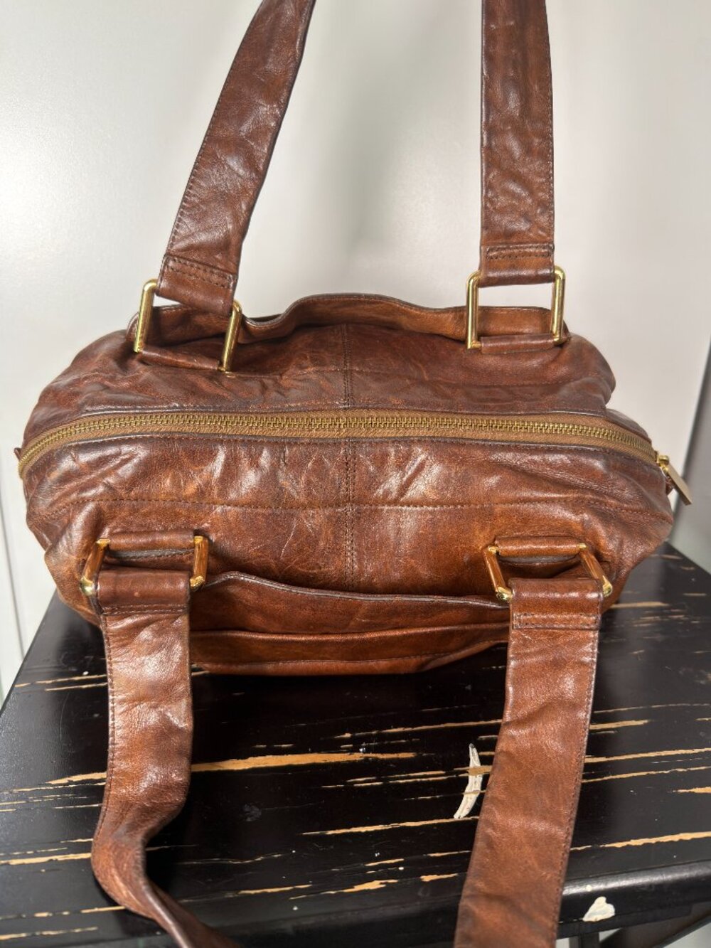 Kooba Brown Leather Shoulder Bag Purse - Picture 12 of 15
